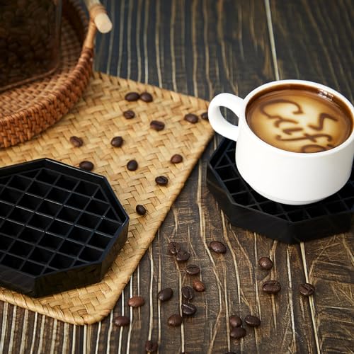 12 Pcs Octagon Coffee Drip Trays (12 Count)
