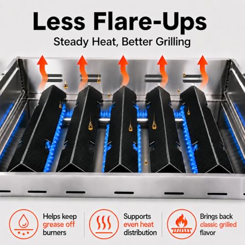 67046 Flavorizer Bars for Weber Spirit 300 (15.3"×2.6"×2.511" - 67046 Spirit 300)