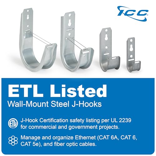 4 Inch Wall Mount J (25 Count)