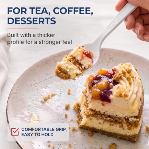 Extra Heavy Duty Plastic Teaspoons