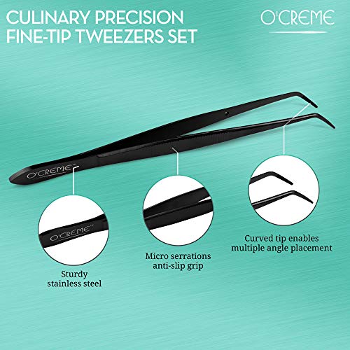 Curved Tweezers 6.25 Inch Fine