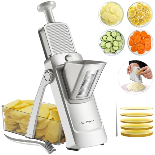 Safe Mandoline Slicer Plus (Upgrede Gray)