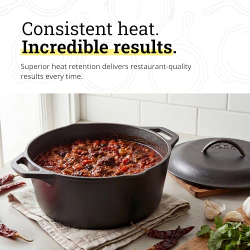 Cast Iron Dutch Oven with Loop Handle (7 Quart / Dutch Oven)