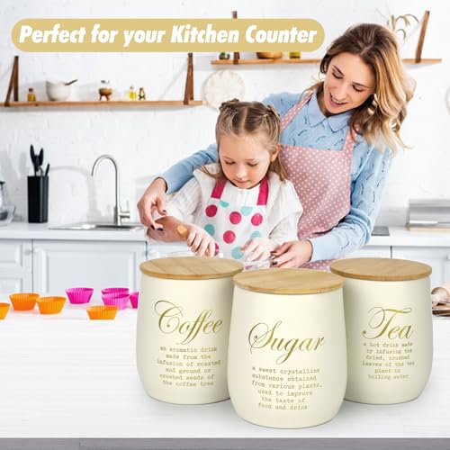 Coffee Tea Sugar Container Set of 3 (CLS-Coffee-3)