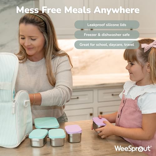 Stainless Steel Lunch Box Set (Matte Blue)