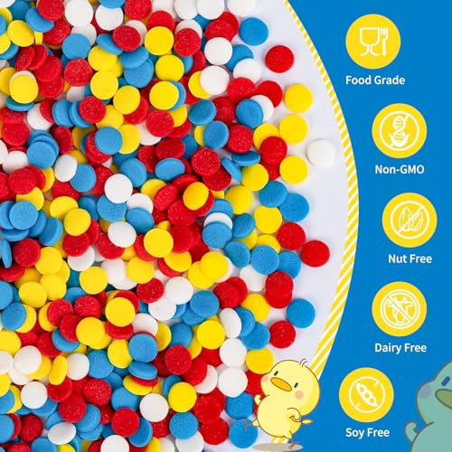 Edible Confetti Sprinkles for Cake Decorating (Cartoon Duck)