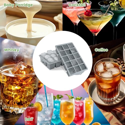 Silicone Ice Cube Tray (2 Count)