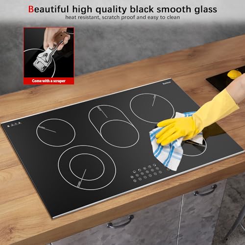 Electric Cooktop 36 Inch (36 inch 5 burners)