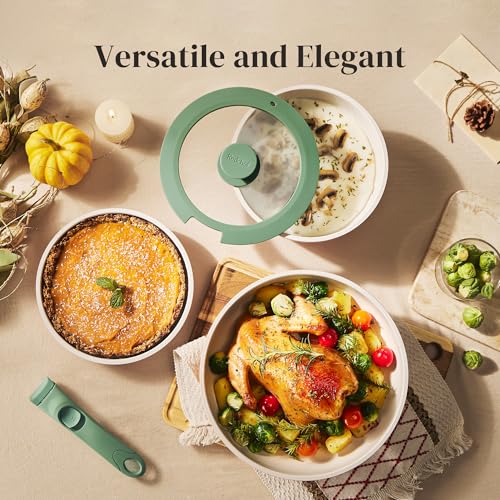 Ceramic Cookware Set (Green)