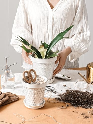 Ceramic Plant Pots (4.9 inch)