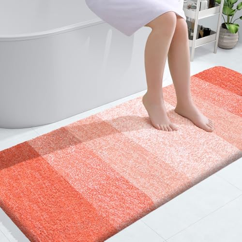Bathroom Runner Rug 59x24 (59" X 24" / Coral)