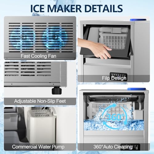 Commercial Ice Maker Machine 150LBS (150LBS/24H)