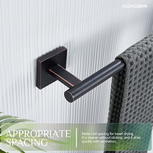 Bathroom Towel Bars 12 Inch Towel Ring Oil Rubbed Bronze 30CM Hand Towel Holder for Bath Kitchen Wall Stainless Steel B4005ORB (Oil Rubbed Bronze / 12-Inch)