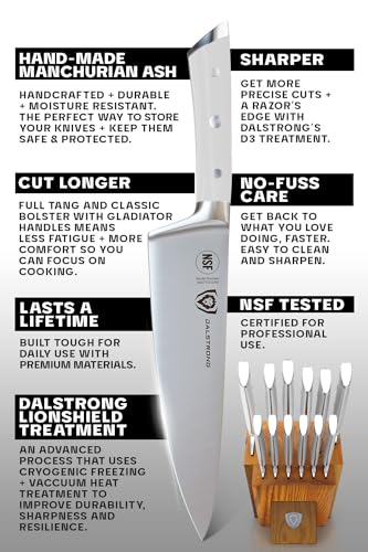 12 Pc Knife Block Set (12-Pc / White)