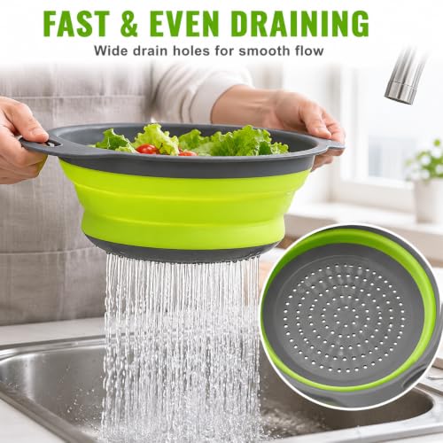 2 Piece Collapsible Colander Set (2 Count)