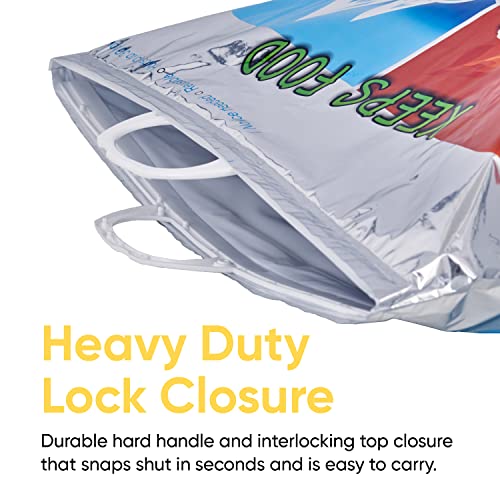 Hot and Cold Insulated Bags for Food Delivery (Small (Meal Size))