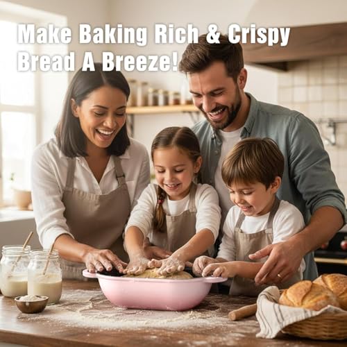 2.5 QT Enameled Cast Iron Sourdough Bread Oven (Pink / 2.5 QT)