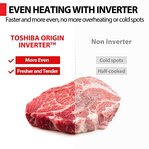 6-in-1 Inverter Countertop Microwave Oven Healthy Air Fryer Combo, MASTER Series, Air Fryer, Broil, Convection, Speedy Combi, Even Defrost, Sound On/Off 27 Auto Menu Stainless Steel