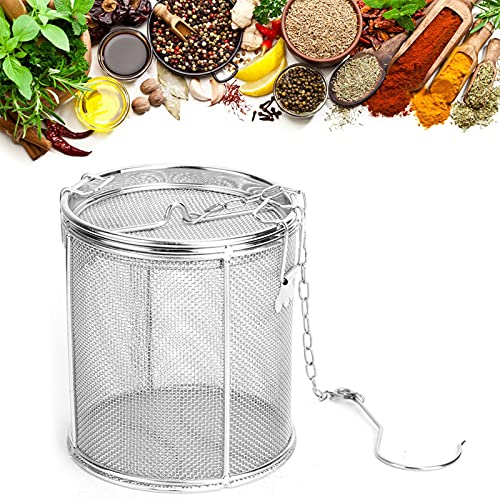 Stainless Steel Tea Ball Strainer and Filter with Hook