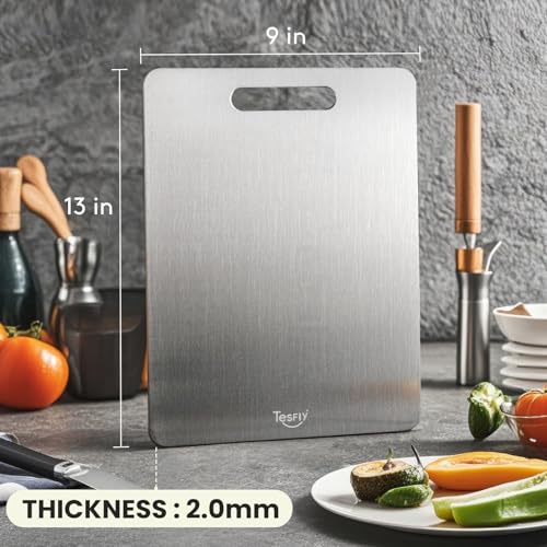 2 Pack Titanium Cutting Board (M:13*9 Inches)