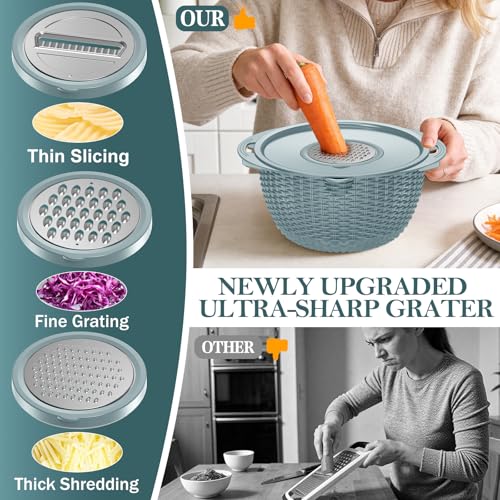 4 1 Colander with Bowl Set