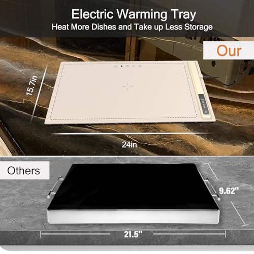Electric Warming Tray (Beige-2pack)