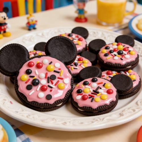 Edible Black White Red Yellow Pearls Jimmies Round Confetti Sprinkles (Mouse House)