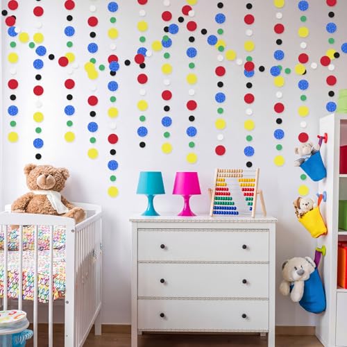 10 Pieces Dot Garland Banner Hanging (Classic Color)