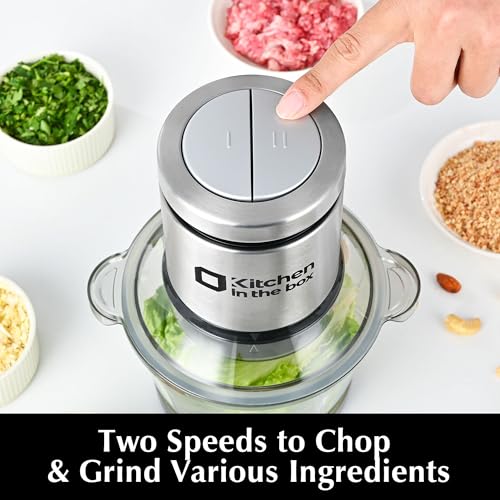 3cups Mini Food Processors (Silver / 3cups)