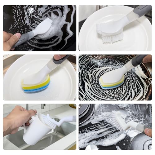 Dish Brush with soap Dispenser