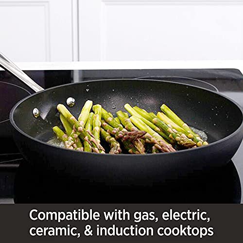 HA1 Hard Anodized Nonstick Fry Pan Set (5 Piece Set)