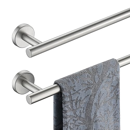 Bath Towel Bar (Brushed / 33 Inch (2 Pack))