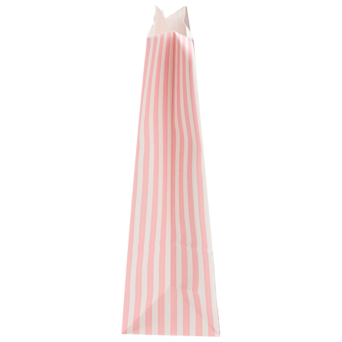 Pink And White Stripe Paper Bag (8 lb / Pink & White)