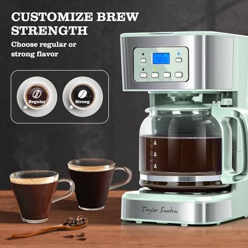 12 Cup Programmable Coffee Maker (Green)
