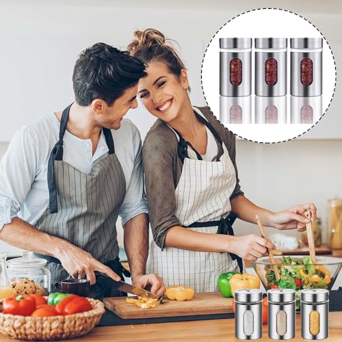 6 Pack Salt and Pepper Shakers (80ml 6 Pack)