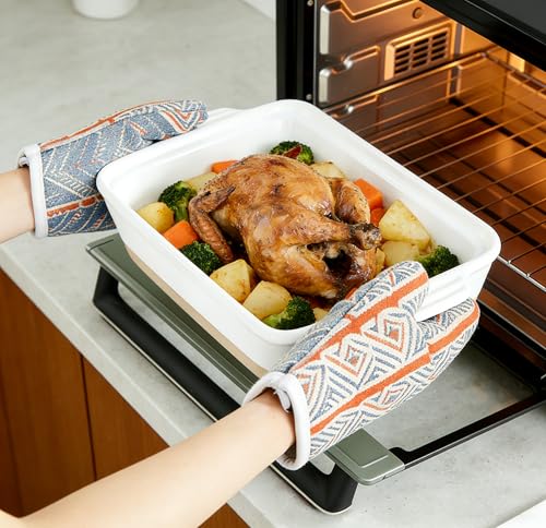 Ceramic Casserole Dish with Lid (White)