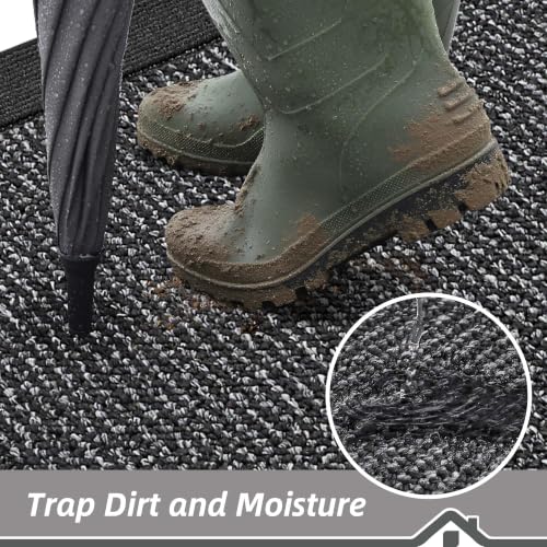 Indoor Door Mat 36" x 60" (Charcoal / 36" X 60" (Rectangular))