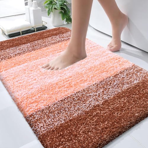 Small Bathroom Rugs 35x16 (35" X 16" / Orange)