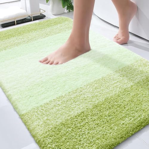 Bathroom Rugs Mat 30x20 (30" X 20" / Light Green)
