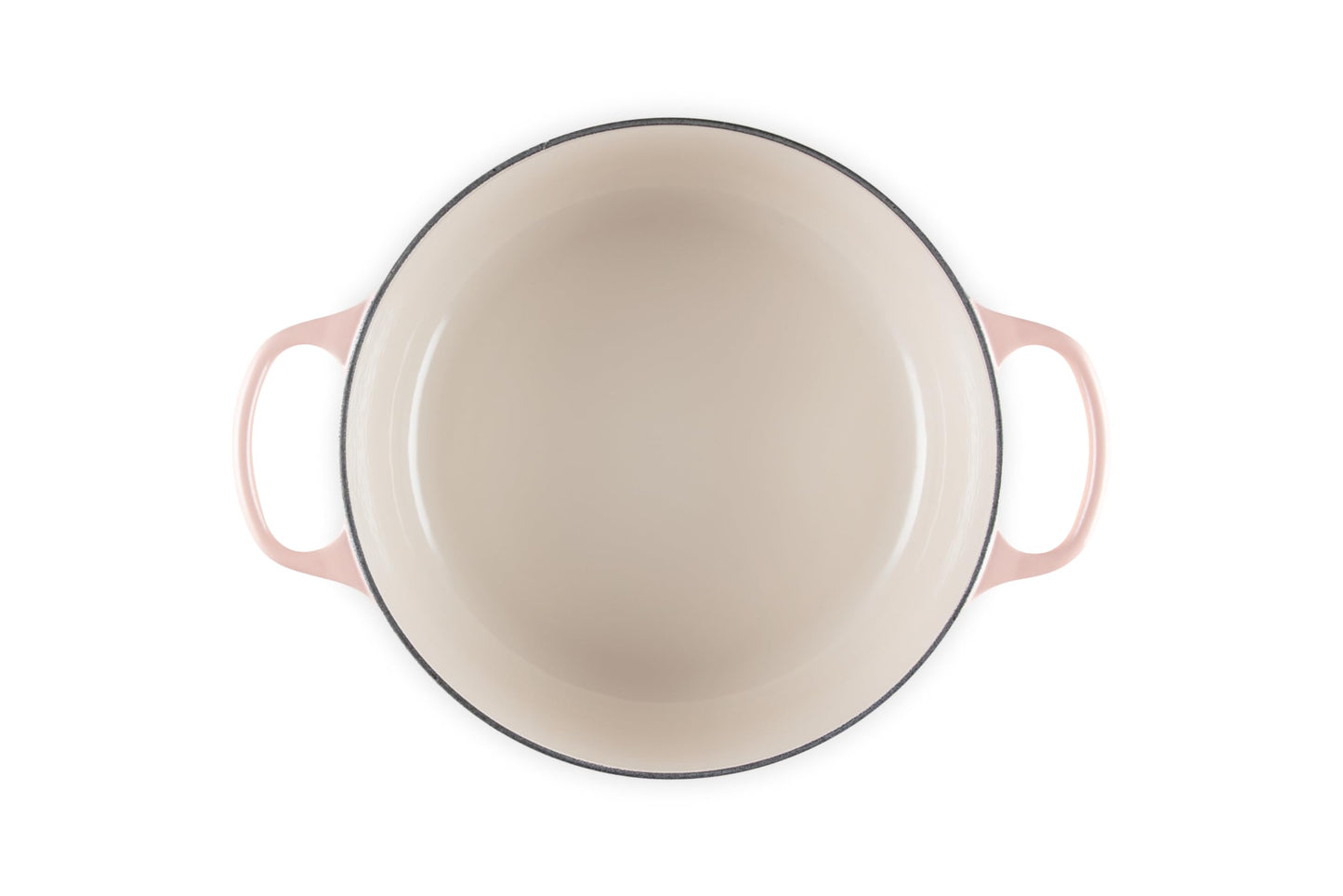 Enameled Cast Iron Round Dutch Oven (Peche / 7.25 Qt)