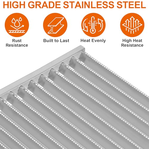 Grill Grate & Emitter Plate Kit for Charbroil TRU (17" x 24.9" for 3-Burner)
