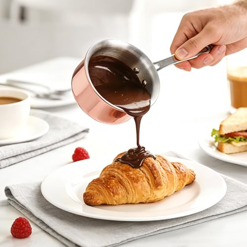 Mini Sauce Pan with Lid (0.34 QT / Pure Copper)