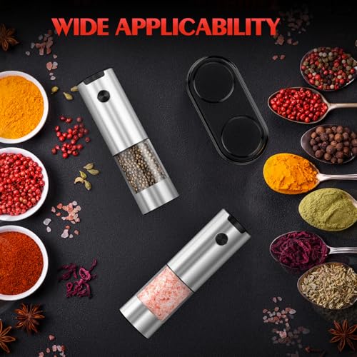Electric Salt and Pepper Grinder (Stainless Steel)