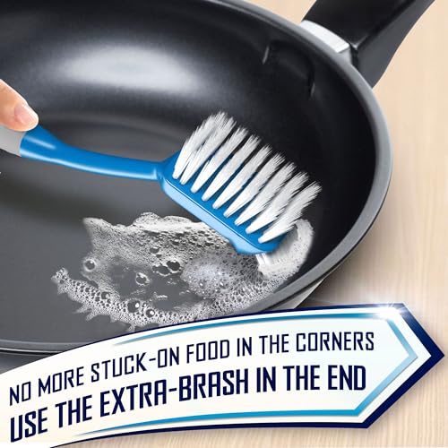 Dish Brush Set of 4 (Blue)
