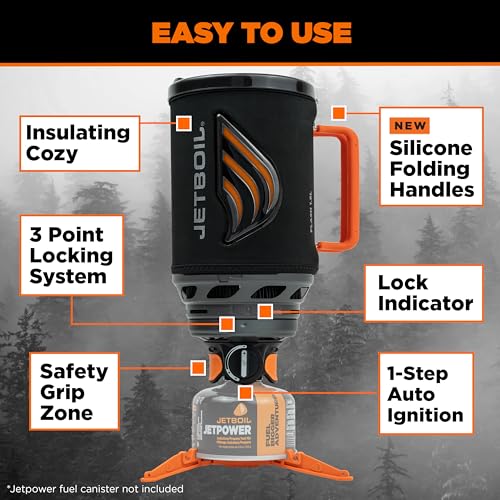 Flash 1.8L Fast Boil Stove for Camping and Backpacking (Carbon / 1.8 Liter)