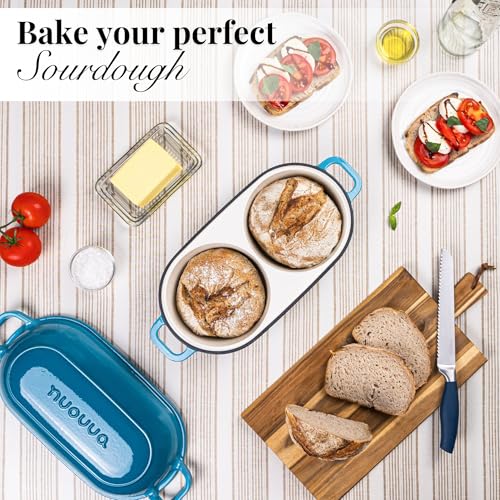 Dutch Oven For Sourdough Bread Baking (Light Blue)