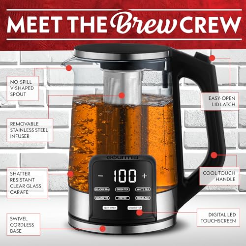 Electric Glass Kettle (Black)