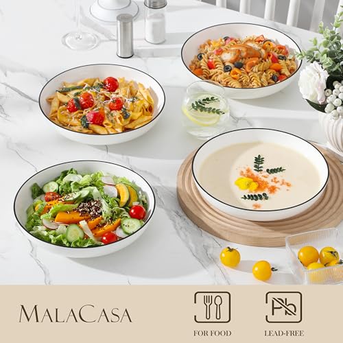 8.85" Large Pasta Bowls (4 Count)
