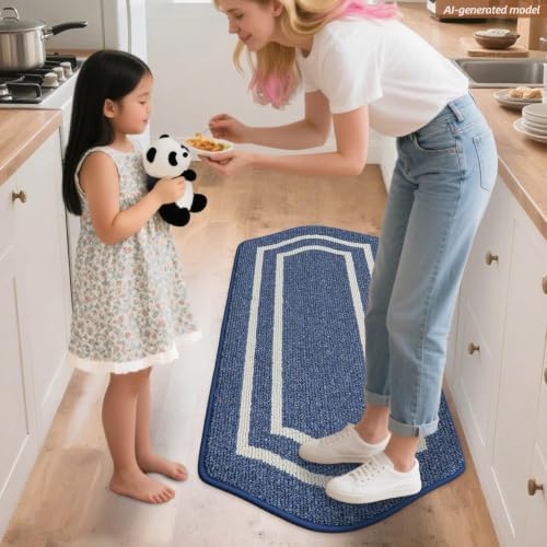 Long Kitchen Floor Mats and Rugs Non Slip Washable