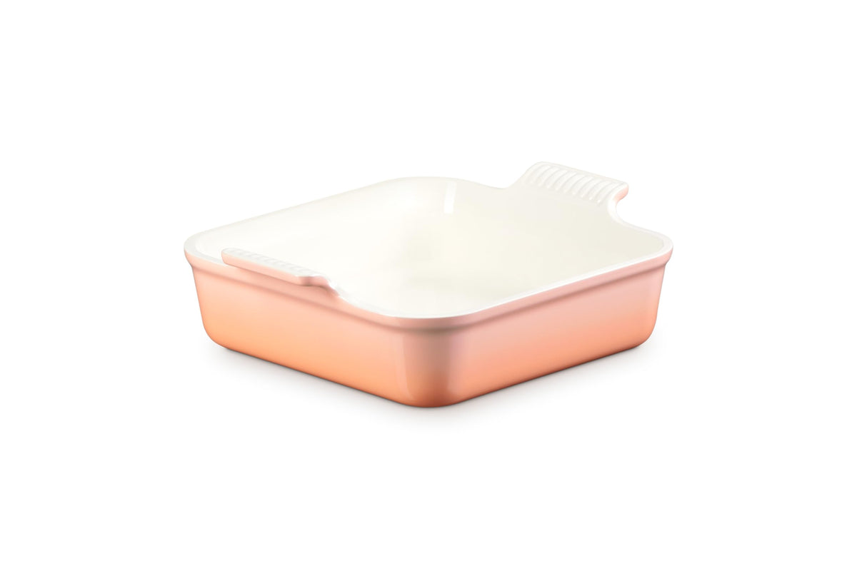 Stoneware Heritage Square Dish (Peche / 3 qt.)